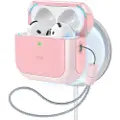 ESR AirPods 4 Orbit Hybrid-etui (rosa)