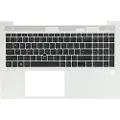 HP - Erstatningstastatur for bærbar PC - bakbelysning - QWERTY - Internasjonal engelsk / kanadisk fransk - med toppdeksel - for EliteBook 850 G8 Notebook