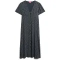 Superdry Print Button Tea Kort Ermet Kjole
