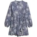 Superdry Printed Wrap Langarmet Kort Kjole