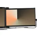 Mobile Pixels DUEX Max DS - LCD-skjerm - 14.1 - portabel - 1920 x 1080 Full HD (1080p) @ 60 Hz - IPS - 300 cd/m² - 700:1 - Mini HDMI, USB-C