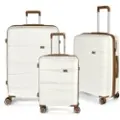 RW Travel Kuffertsæt RW Travel Alfrida hvid 20”/24”/28” PP-plast med TSA-lås