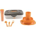Easy Camp Cerf Picnic Box, Grå, Oransje, Translucent, 4 person(er)