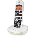 Doro PhoneEasy 100w - Trådløs telefon med anrops-ID - DECT\GAP - hvit