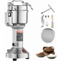 Vevor 150g elektrisk kornmøllekvern, høyhastighets 850W kommersielle krydderkverner, pulvermaskin i rustfritt stål, for tørre korn, krydder, frokostblandinger, kaffe, mais, pepper, rett type