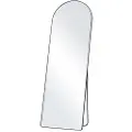 Vevor Buet helfigursspeil, 65" x 22", stort frittstående, hengende veggmontert gulvspeil med stativ, aluminiumsramme, helfigurs sminkespeil for stue/soverom, svart