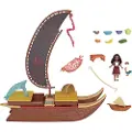 Mattel Moana Stor Katamaran 2 Inkluderer Figurer Av Og Maoui Pluss To Kjæledyr Figur