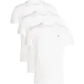 Tommy Hilfiger for man. UM0UM03379 Pack of 3 white crew neck t-shirts (XXL), Homewear, Cotton, Short sleeve