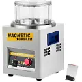 Vevor KT-185 Magnetisk Tumbler 180 mm Smykkepoleringsmaskin Tumbler og etterbehandler for polering med justerbar retning og tid for smykker