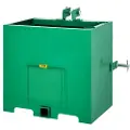 Vevor 3-punkts ballastboks, 800 lbs kapasitet for tilhengerfeste, standard 2-tommers tilhengerfestemottaker, traktorballastboks med 5 cu.ft volum, kraftig stål, passer til traktorredskap i kategori 1,