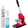 Vevor 44 mm knappemaskin 1,73 knapp- og merkemaskin Knappepresse Punch Pressemaskin med 1000 knapper (1000 stk)