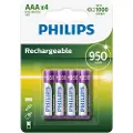 Philips R03B4A95 - Batteri AAA - NiMH - (ladbare) - 950 mAh