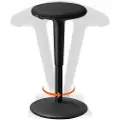Vevor Wobble Chair, høydejusterbar (21,7-28,3") aktiv stol, fleksibel sittestilling, wobble krakk laget av jern forbedrer fokus og holdning, ideell for skoler, kontor og hjem, 8° vippevinkel, alder 12