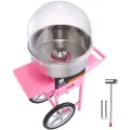 Vevor Kommersiell sukkerspinnsmaskin med vogn og lokk, sukkerspinnmaskin, 1000 W