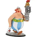 Plastoy Asterix Figurer Av Obelix Med Hjelmstabell Og Idefix 21 Cm