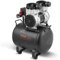 Vevor luftkompressor, 10 gallon ståltank, 2 hk 5,3 CFM ved 90 psi oljefri luftkompressor og maks. 125 psi trykk, 78 dB ultrastille bærbar kompressor, for bilreparasjon, dekkpåfylling, sprøytelakkering
