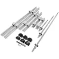 Vevor SBR20 lineærskinnesett + 3 kuleskruer RM1605-350/650/1050 mm CNC-sett støtteskinne + BK/BF12 med BK/BF 12 CNC-sett