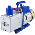 Vevor vakuumpumpe 717 l/min (12 CFM) 746 W (1 hk) vingvakuumpumpe, to-trinns 3 x 10⁻¹ Pa, ultimat HVAC, roterende auto-AC, kjølemiddelvakuumpumpe, for bilreparasjon, vakuumevakuering