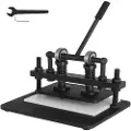 Vevor Lærskjæremaskin 260x150mm Manuell Die Cutter Kraftig Lærpregemaskin Håndpresse Støpeform Lær Die Cut Lærhåndverksskjæremaskin for Ulike Materialer