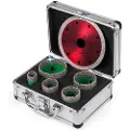 Vevor 5-delers diamanthullsagsett diamantborkjernebiter med sagblad, 22/35/40/50/65 mm M14-gjenger karborundum granitt granitt