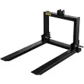 Vevor 3-punkts trekk pallegaffel 2000lbs, gaffeltilbehør for kategori 1 traktor, 25,5''x22''x41'', ståltraktor tilbehør for tungt utstyr, for traktor, kompaktlaster