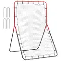 Vevor baseball- og softball-reboundernett, 3 x 4,5 fot PitchBack baseball pitching-nett, 3-veis baseball, softball pitchback-nett, felttrener, sprettnett for felt-/kasttrening