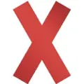 Durable 104903, Symbol, Rød, Avtagbar, 135 mm, 193 mm, 0,2 mm