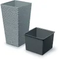 Prosperplast 11l Furu Collection 26.5x26.5x50 Cm Blomsterpotte