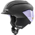 Uvex Levitate MIPS, Skihjelm, Black/Cool Lavender Matt