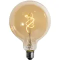LUEDD E27 Dimbar LED Spiral Filament Gull G125 4W 270lm 2700K