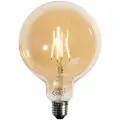 LUEDD E27 3-trinns dimbar LED-pære gull G125 4W 450lm 2700K