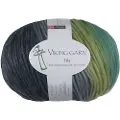 Viking Garn Viking Iris 100 g Multi Grå/grønn 431