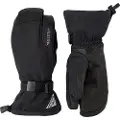 Hestra Powder Gauntlet, 3-finger Skihansker, Black