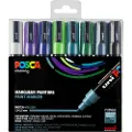 Posca Marker Uni Posca Corner PC-5M-8 Cool Colors ass. farver - (8 stk.)