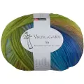 Viking Garn Viking Iris 100 g Multi grønn/blå 422