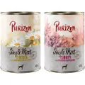 Purizon Single Meat 6 x 400 g - Kalkun med lyngblomster: