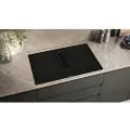 Siemens iQ700 EX807NX68E, Sort, Innebygget, 80 cm, Sonebasert induksjon, Glass-keramikk, 4 zone(s)