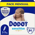 Dodot Størrelse 1 Sensitive Bleier 84 Enheter