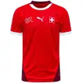 Puma Switzerland 2024 Home Jersey Men, Clothing, Red/Regal Red, XS