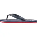 Pepe Jeans for man. PMS70128 Bay Beach Basic flip flops navy (44), Flat, None, Casual, Beachwear