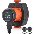 Vevor LPS25-4BP-180 Varmtvannsresirkulasjonspumpe, 220V, 22W 50 L/min Høyeffektiv sirkulasjonspumpe, EMC Automatisk vannsirkulasjonspumpe 38 mm (1,5") Gjenget NPT-sirkulasjonspumpe for varmtvannsbered
