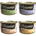 Miamor paté 12 x 85 g - Multipakke Fjærkre (4 sorter)