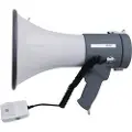 Speaka Professional Professional ER-66S Megafon med håndmikrofon, med holdesele, Integreret lyd