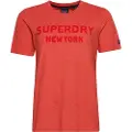 Superdry Vintage Stack Graphic Kortarmet T-skjorte