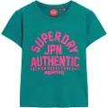 Superdry Puff Print Archive Fitted Kortarmet T-skjorte