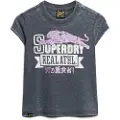 Superdry Varsity Burnout Cap Kortarmet T-skjorte