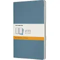 Moleskine Cahier Journal Linjeret Large Brisk Blue 3-Pak