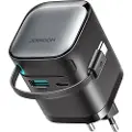 JOYROOM Pa-b7o Usb-a 2xusb-c Gan Vegglader Usb-a Og Usb-c 140w