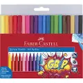 Faber-Castell GRIP - Markør - vannbasert matfargeblekk - fin (en pakke 20)