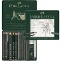 Faber-Castell Pitt Tin Sett Med Grafittblyanter 19 Enheter
